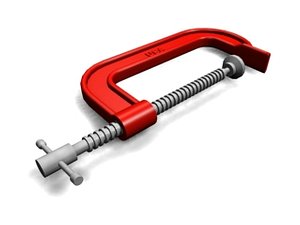 3d c clamp model