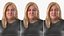 Plus-Size-Frau im schwarzen Lederkleid für Maya