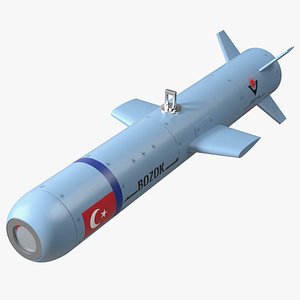 3D Bozok Laser Guided Rocket