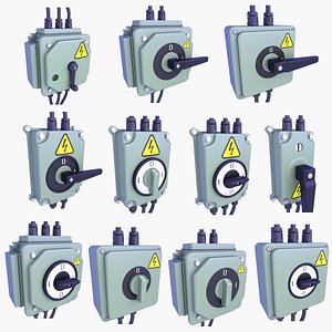 3D Industrial Electric Switches v1