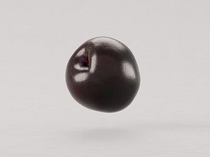 3D Black Plum