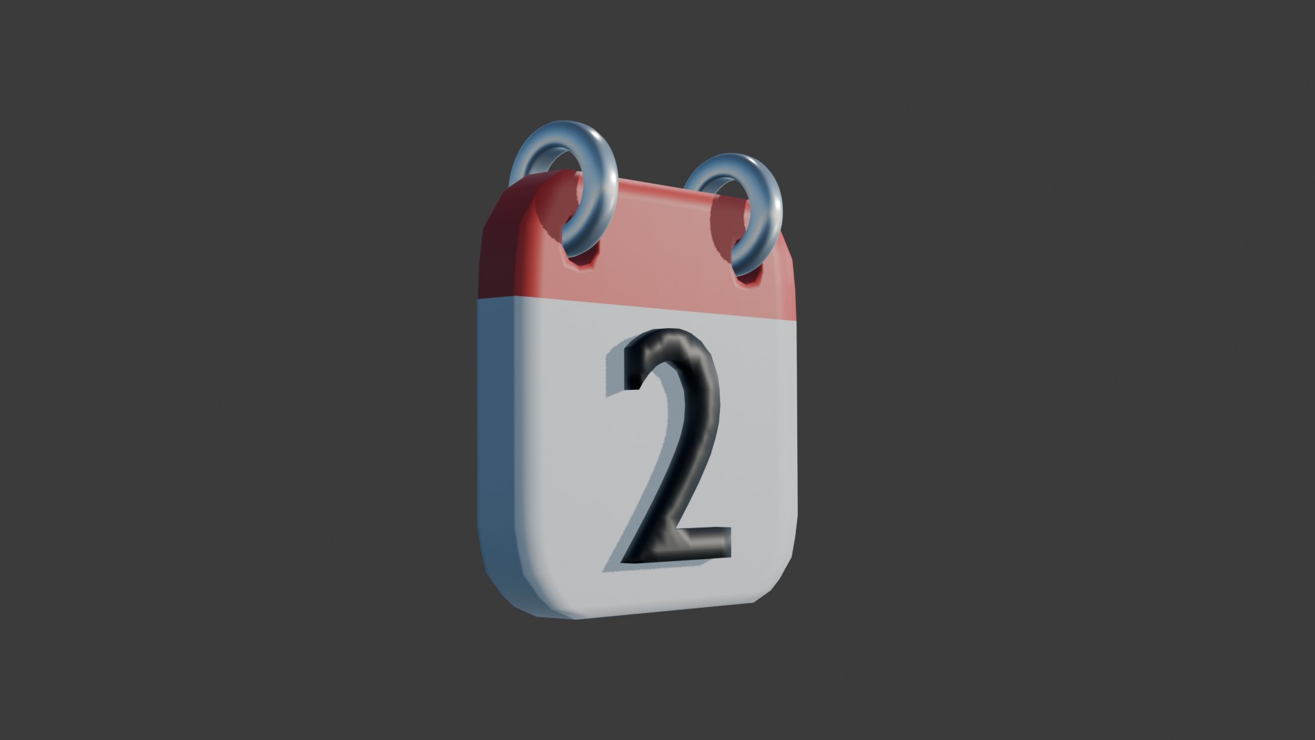 3D Model Calender Icon 2 - TurboSquid 2455458