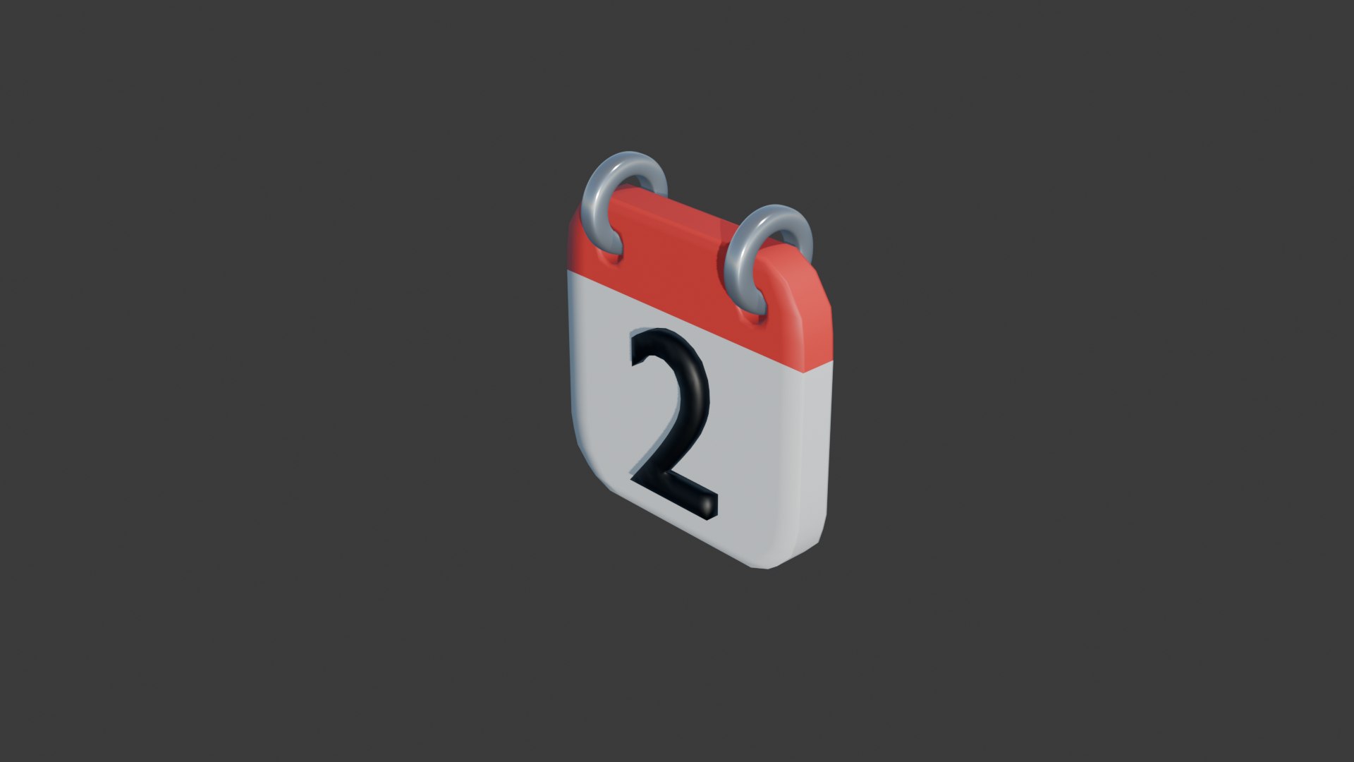 3D Model Calender Icon 2 - TurboSquid 2455458