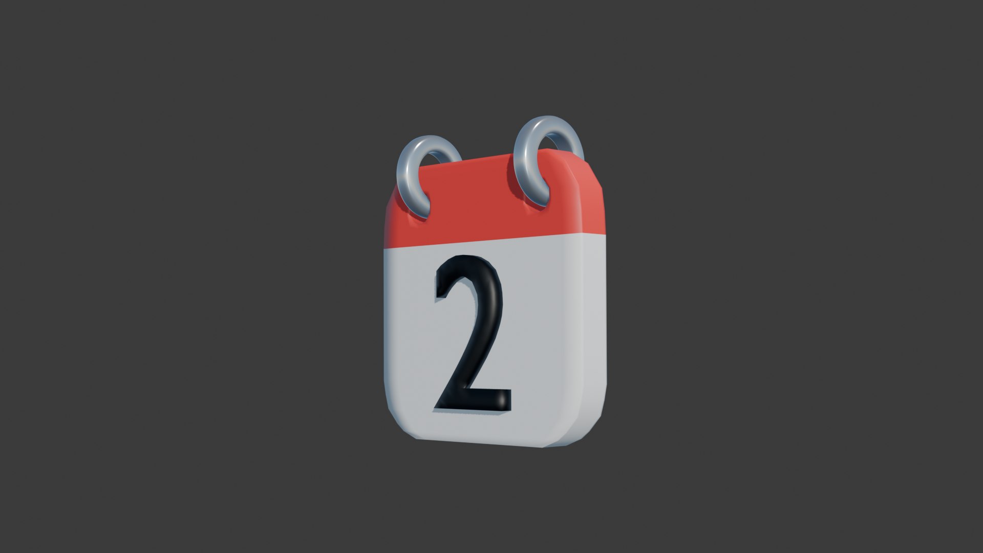 3D Model Calender Icon 2 - TurboSquid 2455458