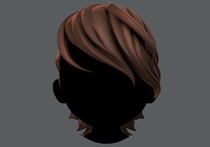 Boy hair 3D model - TurboSquid 1305640