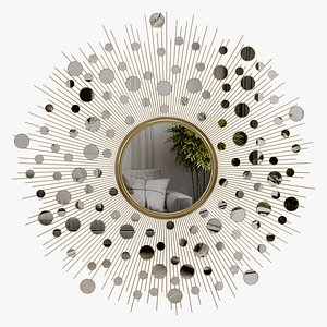 Kiara Rain Drops Mirror by safavieh