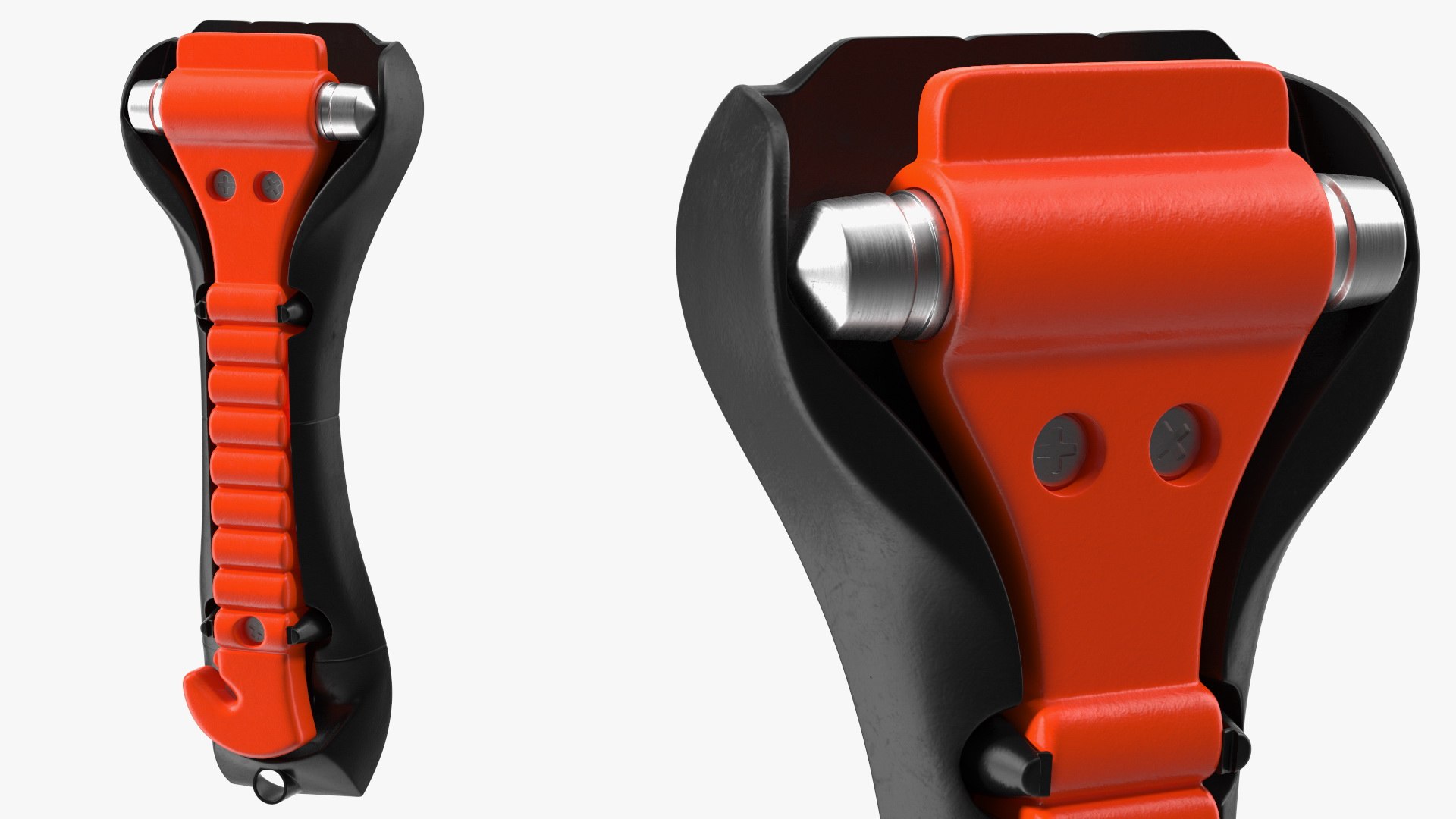 Break Glass Hammer with Storage Rack 3D model preview