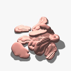 3d shrimp sweets