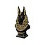 Anubis Bust Sculpture 3D Model Quad Mesh