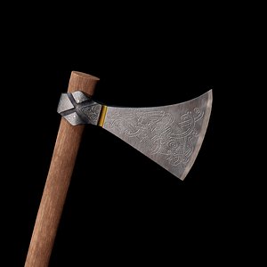 3D model Viking Axe Mammen
