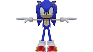 3D Sonic The hedgehog model
