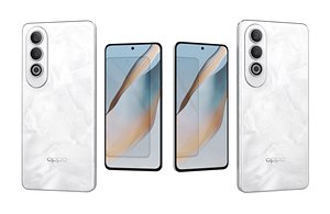 Oppo K12 Plus Snow peak white Low Poly 3D model