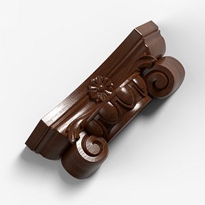 Carved decor KP 022 3D model