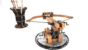 Medieval Siege Weapons Pack  I Game-Ready 3D Models 3D model