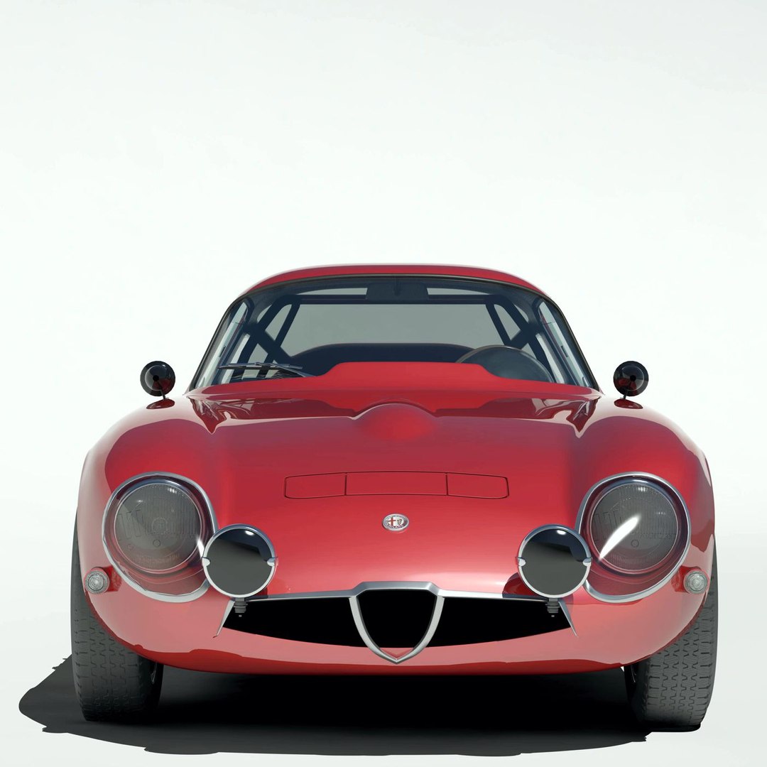 3d Alfa Romeo Tz1 Model