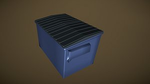 dumpster container industrial 3D model