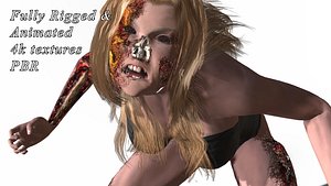 3D zombie bambi