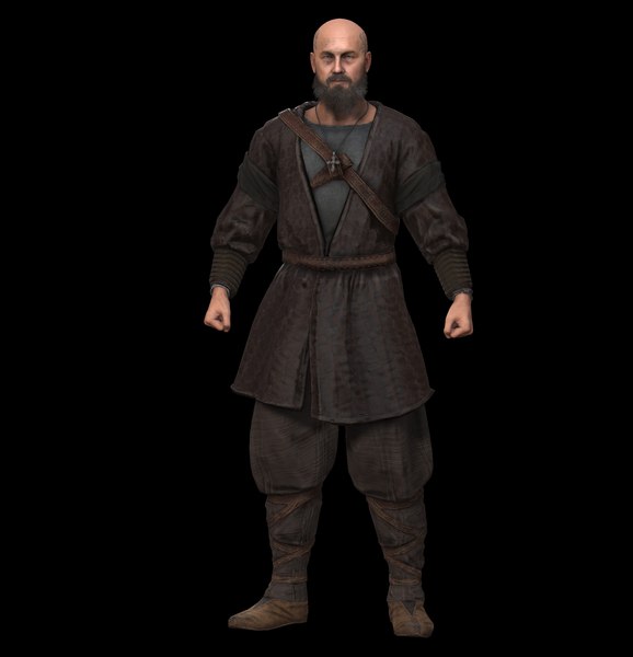 3D ragnar vikings model