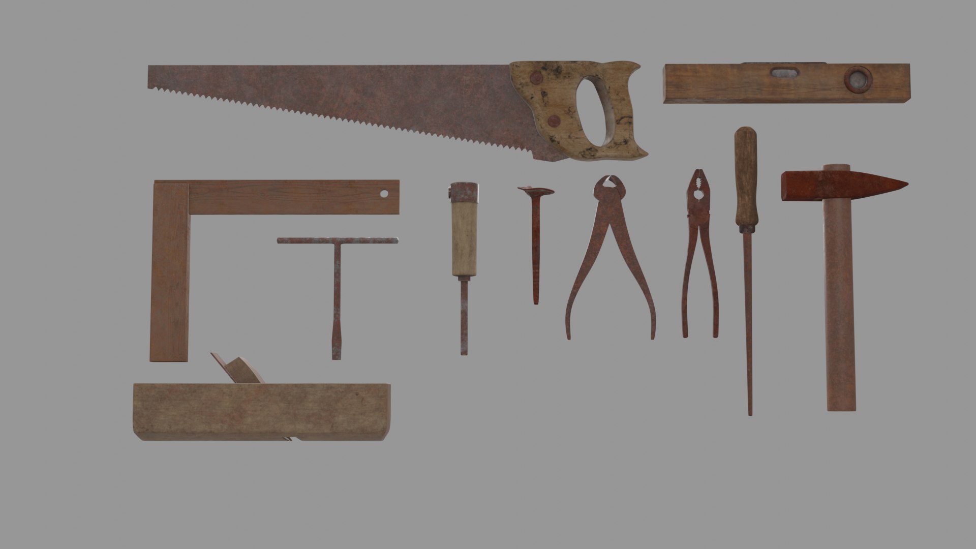rusty tools 3D https://p.turbosquid.com/ts-thumb/pf/revExP/17/8/png/1691687347/1920x1080/fit_q87/ec92d9927631a98d4f9b4fa2b2e3347e768d28b2/8.jpg