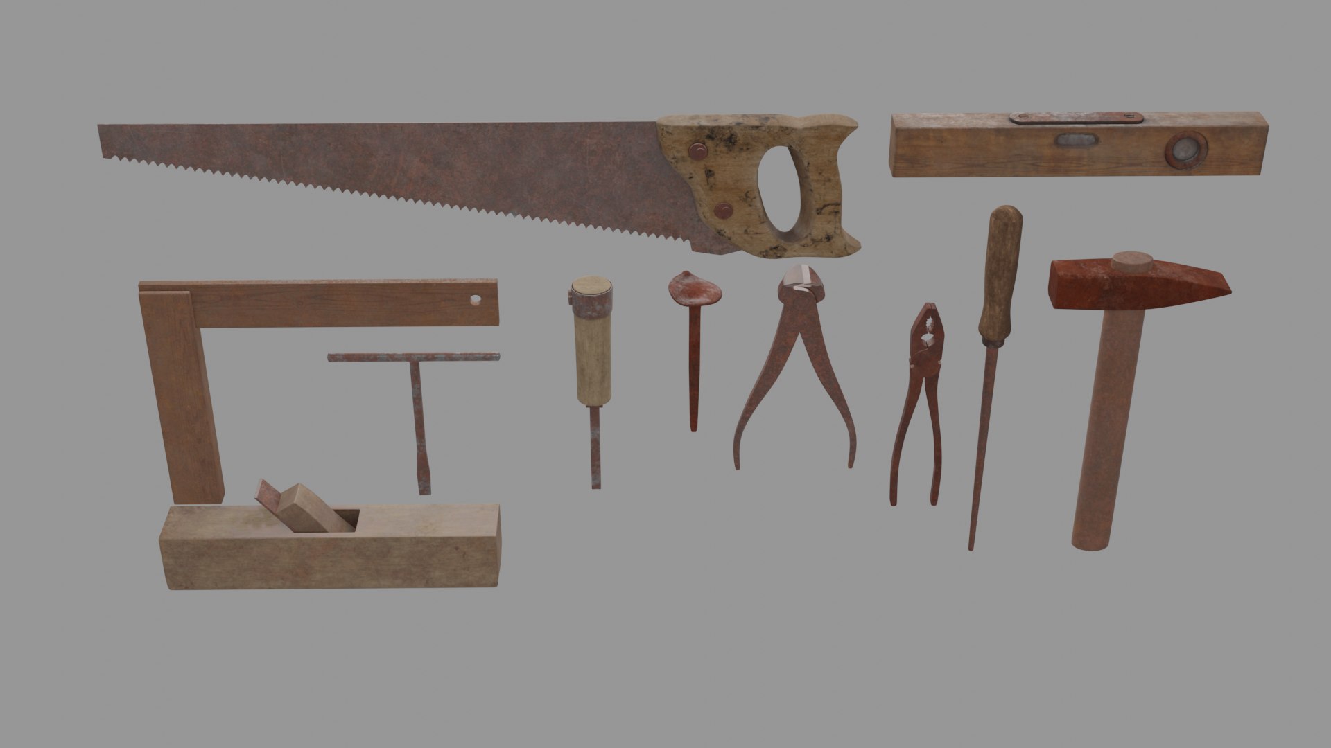 rusty tools 3D https://p.turbosquid.com/ts-thumb/pf/revExP/AB/7/png/1691687486/1920x1080/fit_q87/93cf34e2121bea301d32aeb7f2b8d49afa91deff/7.jpg