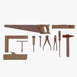 rusty tools 3D