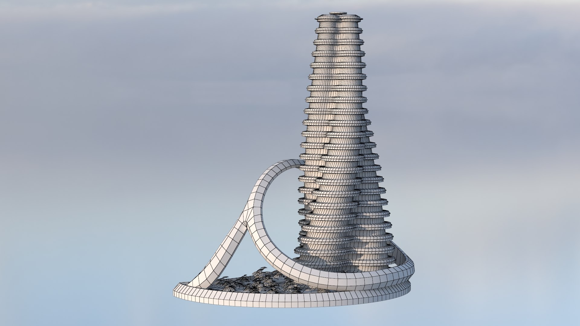 3D Sci-Fi Futuristic Buildings - High-Quality 3D Model Pack model https://p.turbosquid.com/ts-thumb/pf/szD0ea/HV/wire_h1/jpg/1742896545/1920x1080/fit_q87/355599311027606b3646780e141764100ae6f647/wire_h1.jpg