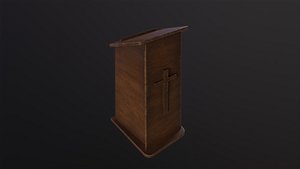 Church Lectern 3D model