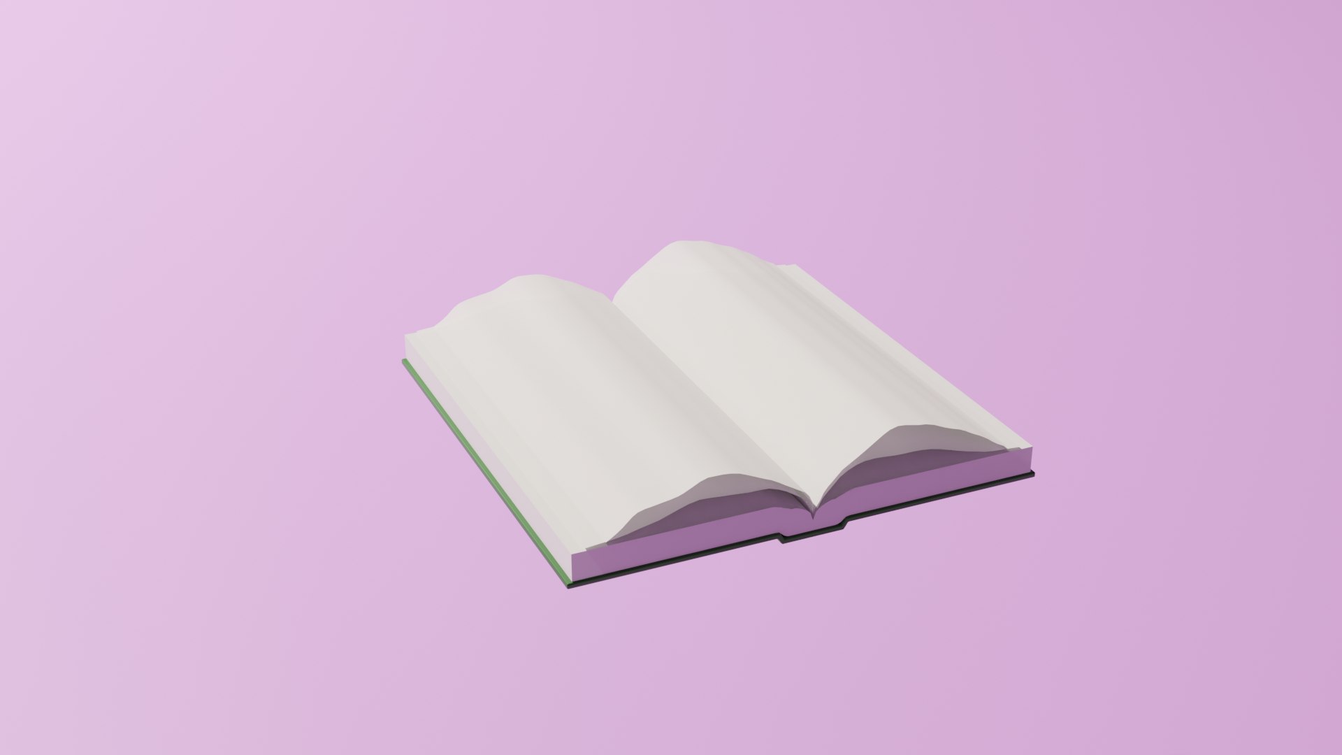 Open Book 3D Model - TurboSquid 1827107