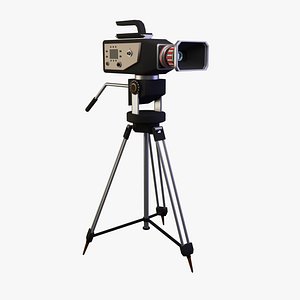 3D model Video Camera Cinema Set