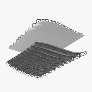 3D Truss Wavy Structures