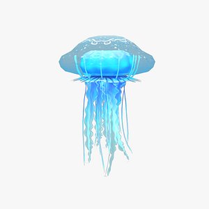 jellyfish Rigged Animated 3D model
