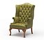 Queen Anne Wing Chair