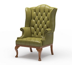 Queen Anne Wing Chair