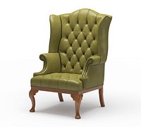 Queen Anne Wing Chair
