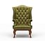 Queen Anne Wing Chair