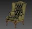 Queen Anne Wing Chair