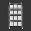 Magazine Rack with Wheels - Model 02