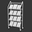 Magazine Rack with Wheels - Model 02