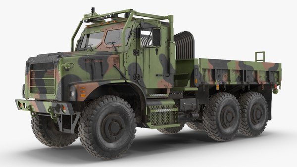 Military medium cargo truck model - TurboSquid 1518296