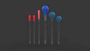 Clear Graduated Glass 3D model