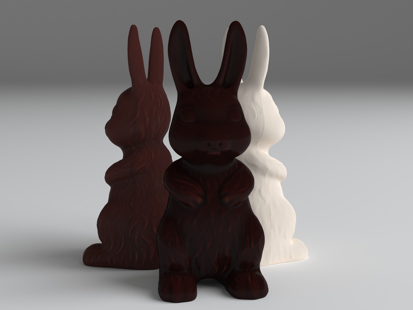 Free 3D Chocolate Bunny Model - TurboSquid 1720372