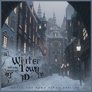 winter town model