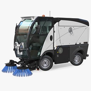 Johnston CN101 Compact Road Sweeper Rigged