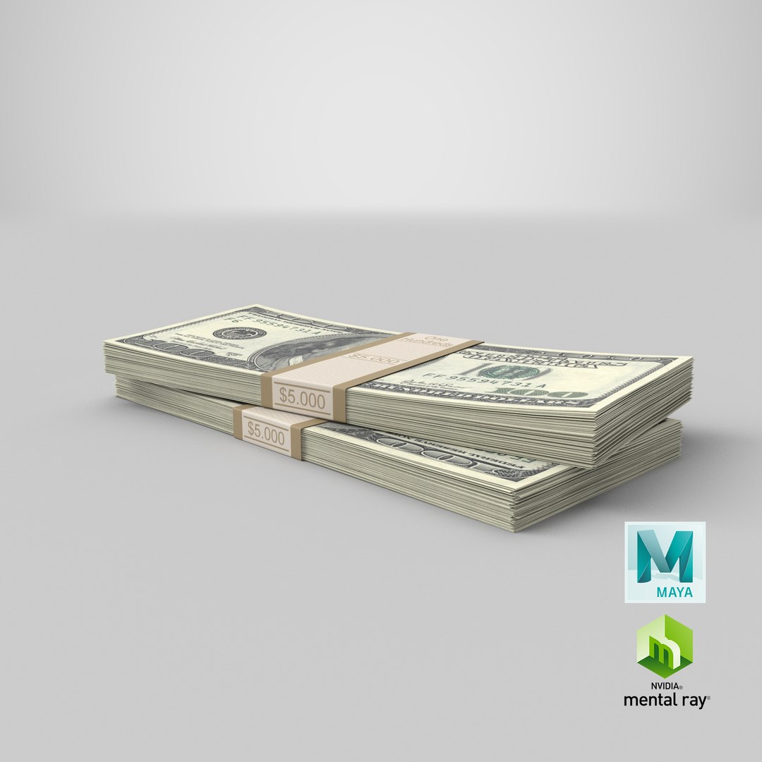 100 dollar bills stack 3D model https://p.turbosquid.com/ts-thumb/pg/YN0lue/o42vKJ72/stemcell_maya_mental_ray_render/png/1551993521/1920x1080/fit_q87/c0199d9f78400e1016b717dd031b40e4182baae8/stemcell_maya_mental_ray_render.jpg