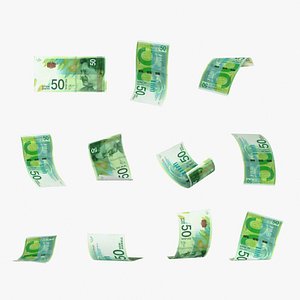 Israeli 50 Shekels Falling Notes
