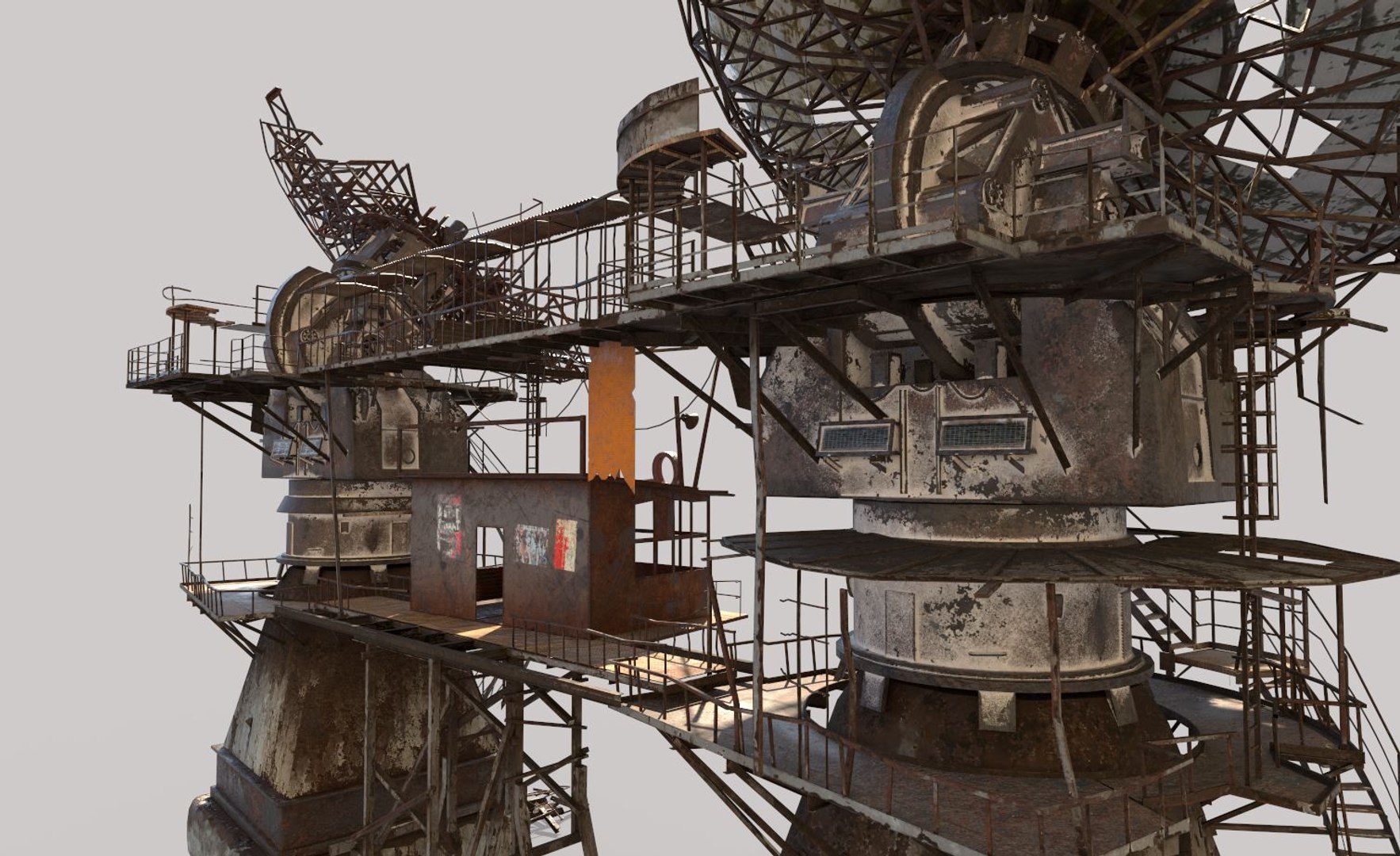 3D Post-Apocaliptic Radar-Satellite Station Base https://p.turbosquid.com/ts-thumb/pg/bIiUlj/ip/12/jpg/1642627684/1920x1080/fit_q87/4319849930f6a05070be790a0bbf2d5e1fe92b2c/12.jpg