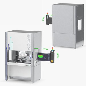Bioprinter Poietis NGB-R Rigged for Maya 3D