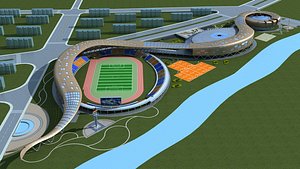 Gymnasium 1 3D model