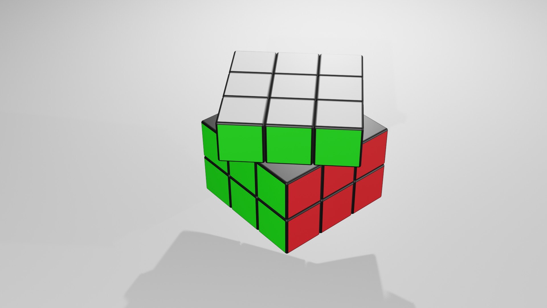 3D Rubiks Cube 1 Model - TurboSquid 2147082