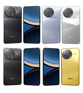 3D Xiaomi Poco F7 Pro And Poco F7 Ultra